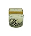 TYLER CANDLES 16oz Stature Candle  Black on Clear Glass
