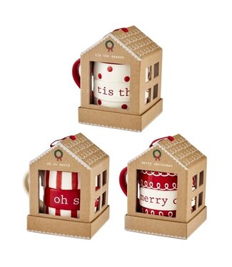 Gingerbread House Mugs