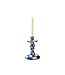 MACKENZIE CHILDS Royal Check Candlestick