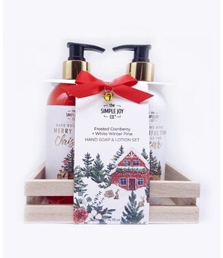 Hand Soap & Lotion Gift Set w/Tray