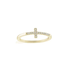 Cross Gold Layers Ring