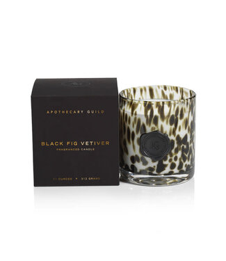 Apothecary Guild  Opal Glass Candle Jar in Gift Box - Black Fig Vetiver