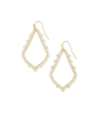 KENDRA SCOTT Sophee Crystal Open Frame Earrings