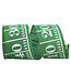 Football Field Wired Edge Rd Green Ribbon