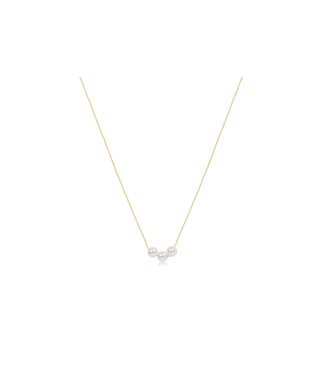 ENEWTON 16” Necklace Gold - Joy Pearl 6MM