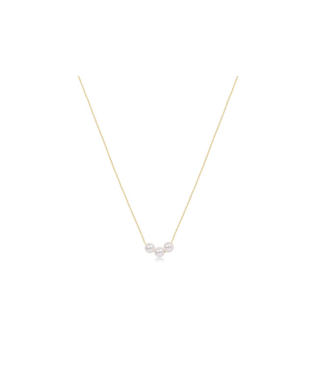 ENEWTON 16” Necklace Gold - Joy Pearl 6MM