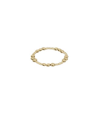 ENEWTON Honesty Joy Pattern 6mm Bead Bracelet - Gold