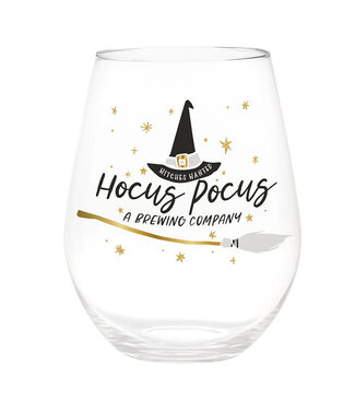 Jumbo Stemless Wine Glass - Hocus Pocus