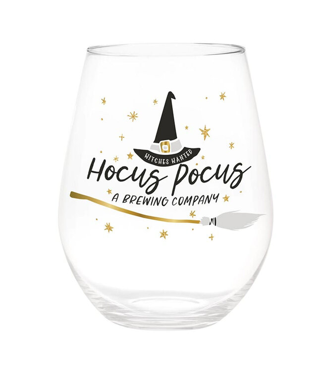 Jumbo Stemless Wine Glass - Hocus Pocus