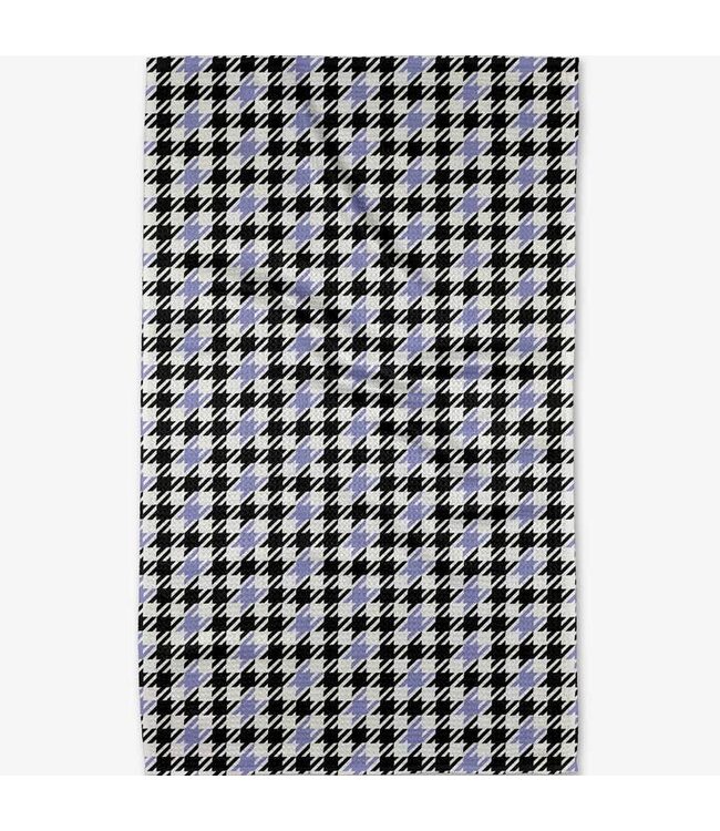 GEOMETRY Everyday Tea Towels Lilac Houndstooth