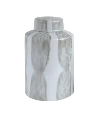 Decorative Stoneware Ginger Jar