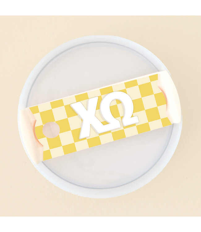Sorority Tumbler Lid Tag