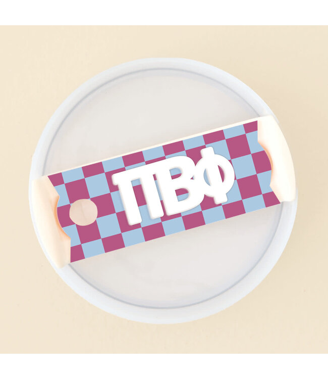 Sorority Tumbler Lid Tag