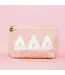 Sorority Teddy Letter Pouch Blush