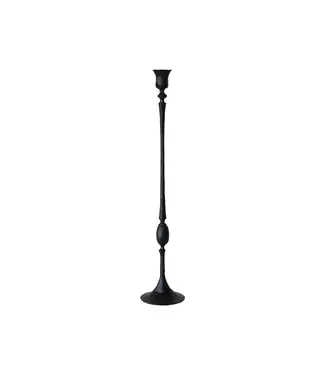 Hand-Forged Cast Iron Taper Holder - Black