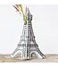 Hand-Painted Stoneware Bisque Eiffel Tower Vase