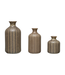 Embossed Stoneware Vase