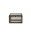 Brass & Glass Display Box with Scalloped Edges
