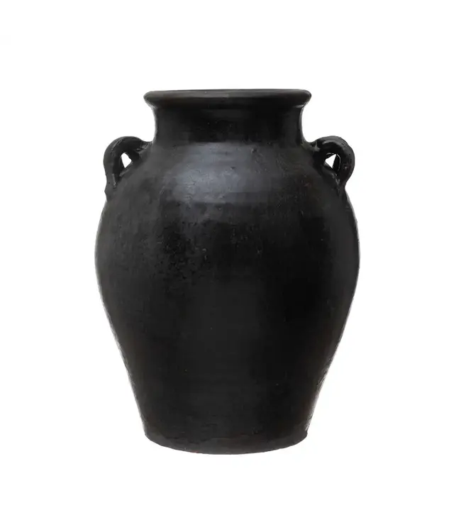 Found Decorative Clay Jar