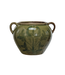 Hand-Painted Terra-cotta Urn with Handles