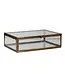 Brass & Glass Display Box w/ Scalloped Edges