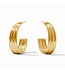 JULIE VOS Cirque Hoop  Gold