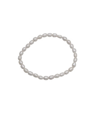 4/5MM Rice Pearl Roll on Bracelet