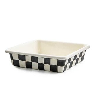 MACKENZIE CHILDS Courtly Check Enamel Baking Pan - 8"