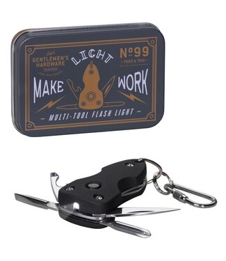 Pocket Multi-Tool with Flashlight