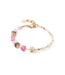 COEUR DE LION Geocube Fusion Precious Pearl Mix Gold-Pink Bracelet