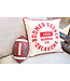 Oklahoma Athletic Circle Pillow + Piping