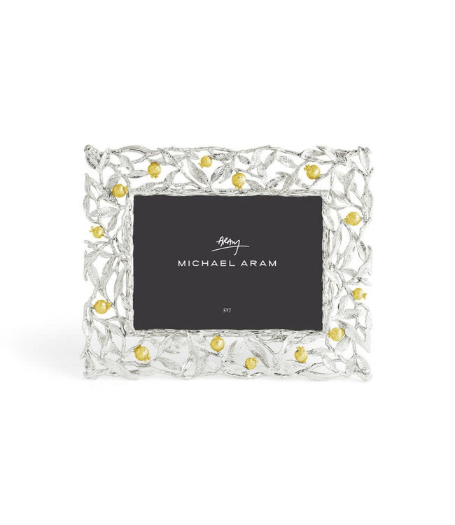 MICHAEL ARAM Pomegranate Silver & Gold 5x7 Frame