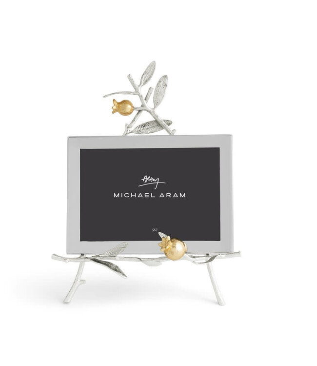 MICHAEL ARAM Pomegranate Silver & Gold Easel Frame