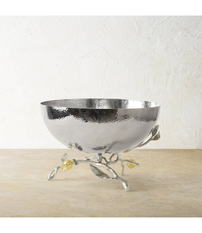 MICHAEL ARAM Pomegranate Silver & Gold Serving Bowl