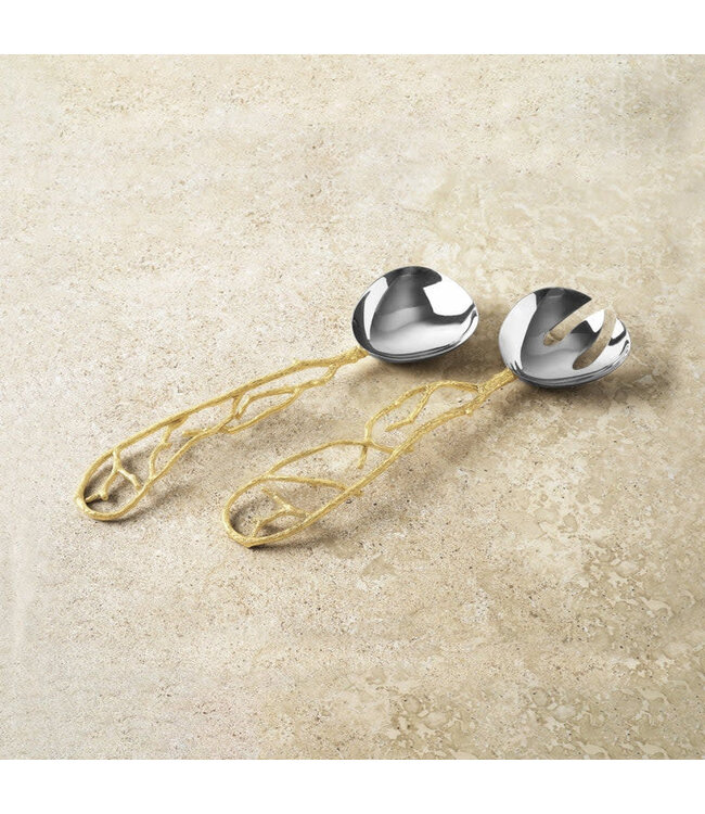 MICHAEL ARAM Butterfly Ginkgo Gold Serving Set