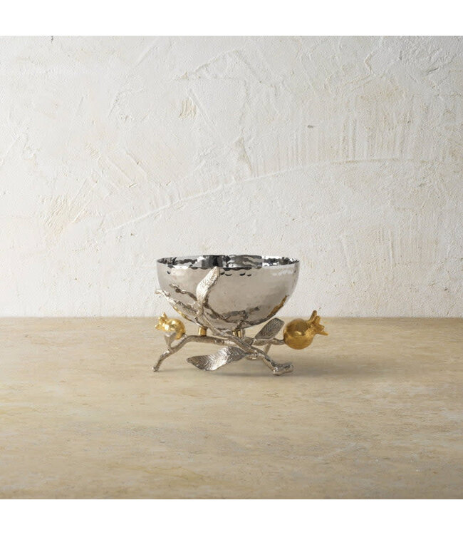 MICHAEL ARAM Pomegranate Silver & Gold Nut Bowl