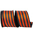 Stripe Vertical Twill Deluxe Dupioni Backed Wired Edge Ribbon