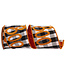 Boo Embroidered Buffalo Dupioni Check Wired Edge Ribbon