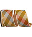 2.5 inch Plaid Diagonal Augusta Tonal Ribbon