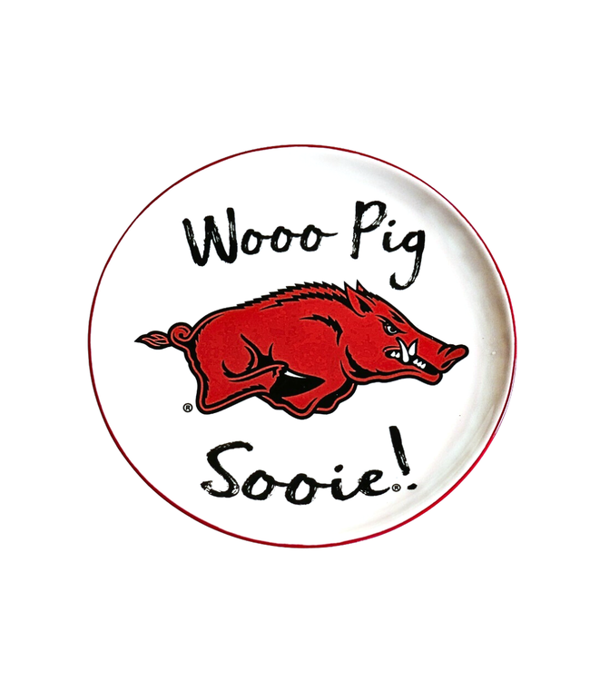 Arkansas Logo Round Trinket Tray