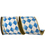 Harlequin Diamond Gilded Deluxe Outline Wired Edge Ribbon