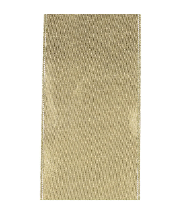 Diagonal Dupioni Deluxe Metallic Backed Wired Edge Ribbon