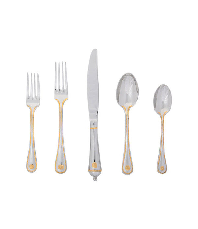 JULISKA Berry & Thread 5pc Place Setting - Polished with Gold