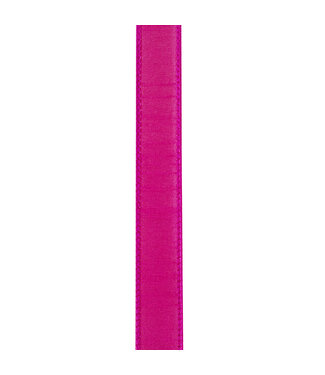 7/8 Inch Custom Color Dupioni Wired Edge Fuchsia Ribbon
