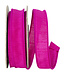7/8 Inch Custom Color Dupioni Wired Edge Fuchsia Ribbon