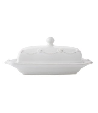 JULISKA Berry & Thread Butter Dish - Whitewash