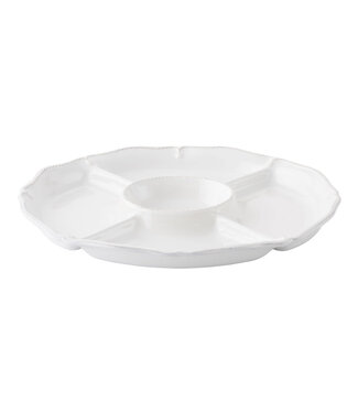 JULISKA Berry & Thread Crudité Platter - Whitewash