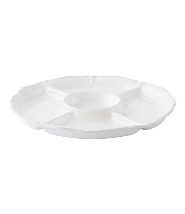 JULISKA Berry & Thread Crudité Platter - Whitewash