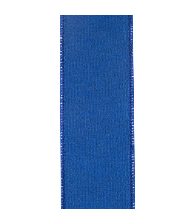 2.5 Inch Terra Cotta Ceramics Chinoiserie Twill Deluxe Dupioni Backed Wired Edge Ribbon