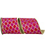 4 Inch Diamond Elite Metallic Outline Deluxe Wired Edge
